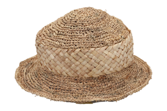 菅編み帽子